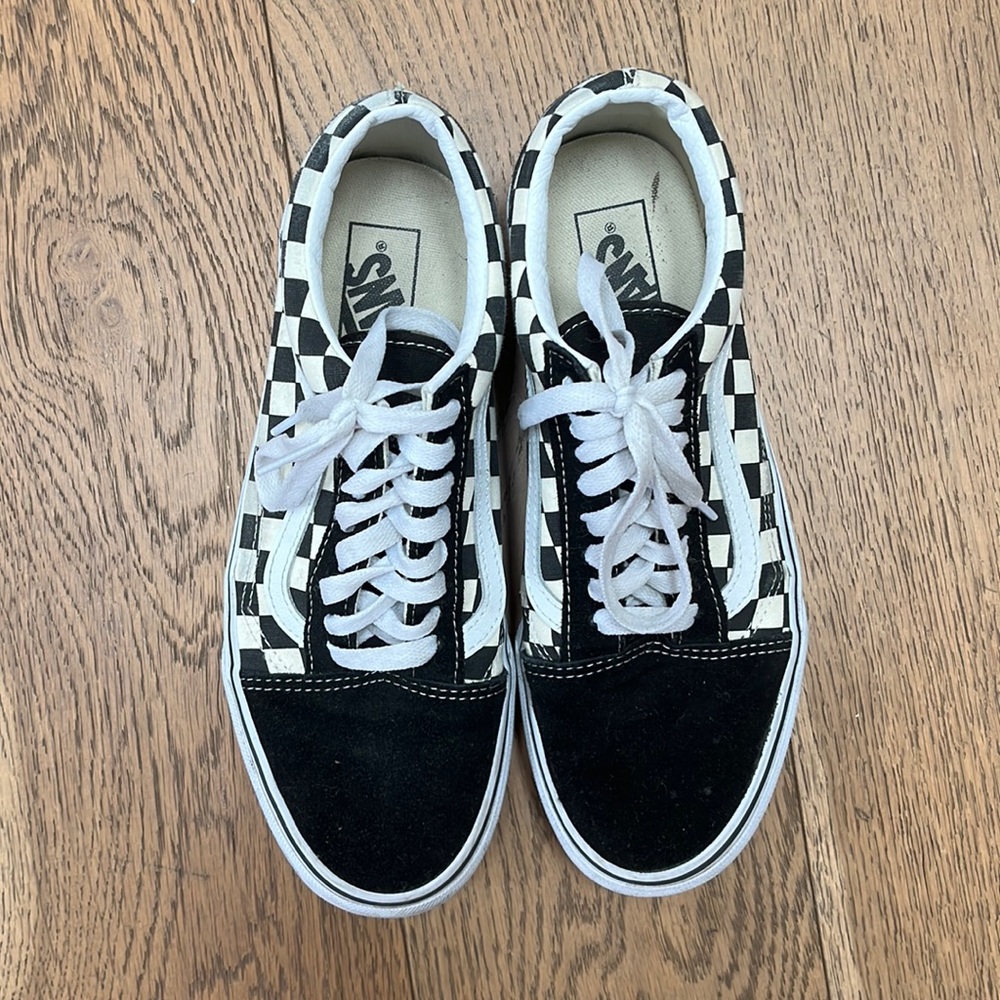 Classic checkered vans